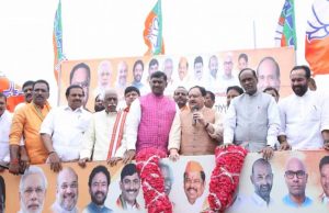હૈદ્રાબાદ તેલંગાણામાં ટીડીપીને મોટો ઝટકો: 60 મોટા નેતાઓ પાર્ટી છોડીને ભાજપમાં જોડાયા