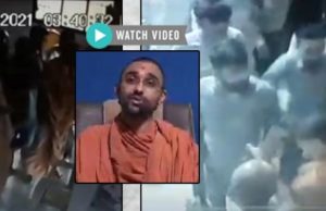 સ્વામિનારાયણ સંપ્રદાયના સાધુ એ માતાજીનું ખોટી રીતે વર્ણન કરતાં ભક્તોએ ચખાડ્યો મેથીપાક