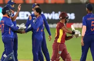 વેસ્ટ ઈન્ડિઝની 96 રનથી હાર, ટીમ ઈન્ડિયાએ 3-0થી ક્લીન સ્વીપ કર્યું