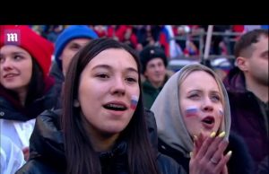 મોસ્કો સ્ટેડિયમમાં પુતિનનું સંબોધન; કહ્યું- યુક્રેનમાં તેમના વિશેષ સૈન્ય અભિયાન સમયે દેશની એકતાની પ્રશંસા કરાઈ, જુઓ Video