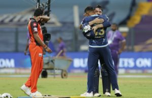 IPL-2022 : હાઈવોલ્ટેજ મેચ, ગુજરાતની સતત ચોથી જીત; ગુજરાતે સનરાઇર્સ હૈદરાબાદને 5 વિકેટે હરાવ્યું, અંતિમ બોલ પર ‘સિક્સ’ મારી રાશિદે મેચ જિતાડી!
