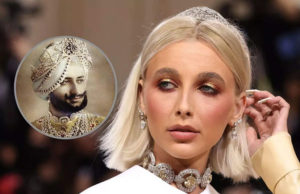 અમેરિકન સ્ટાર એમ્મા ચેમ્બલિનના ગળામાં ભારતીય હાર, પટિયાલાના મહારાજાનો ચોરાયેલો વિશ્વનો 7મો સૌથી મોટો હીરો મેટ ગાલા ઈવેન્ટમાં મળ્યો જોવા!