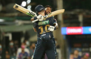 IPL: ગુજરાત ફાઈનલમાં, રાજસ્થાનને સાત વિકેટથી હરાવ્યું, હાર્દિક-મિલર વચ્ચે 106 રનની પાર્ટનરશીપ, છેલ્લી ઓવરમાં મિલરે ‘3 છગ્ગા’ મારી મેચ જીતાડી!