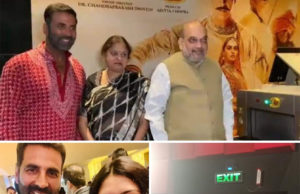 સ્પેશિયલ સ્ક્રીનિંગ : અમિત શાહે પત્ની સોનલ સાથે ફિલ્મ ‘સમ્રાટ પૃથ્વીરાજ’ જોઈ, 13 વર્ષ બાદ સાથે ફિલ્મ જોવા ગયા અને પછી બોલ્યા- ‘ચલિયે હુકુમ’!