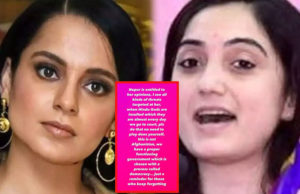 નૂપુરના બચાવમાં કંગના; કહ્યું- ‘આ અફઘાનિસ્તાન નથી, તે પોતાના મનની વાત કહેવા માટે સ્વતંત્ર છે’!