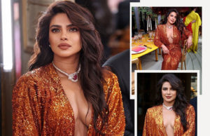 પ્રિયંકાનો ફ્રન્ટ ઓપન ડ્રેસમાં અલ્ટ્રા ગોર્જિયસ અંદાજ જોવા મળ્યો, તો ડ્રેસ સાથે સ્નેક શેપનો પહેર્યો નેકલેસ!