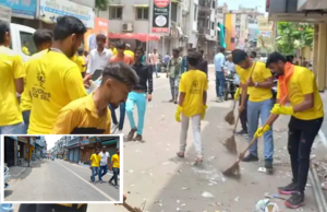 “સેવા સંગઠન” યુવા કાર્યકરો : અમદાવાદમાં રથયાત્રાના રૂટ પર રથ પસાર થયા બાદ ABVPના 200 જેટલા કાર્યકરો સફાઈની કામગીરીમાં લાગ્યા!
