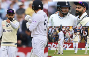 બેયરસ્ટો-“કિંગ” કોહલી વચ્ચે વિવાદ સર્જાયો : કહ્યું- તારું મો બંધ કરી ચૂપચાપ બેટિંગ કર, અમ્પાયર્સ અને કેપ્ટન સ્ટોક્સ વચ્ચે પડી બંને ખેલાડીને શાંત પાડ્યા!