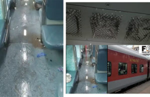 નારાજગી : વરસાદ વિના મુસાફરો સામાન પલળતા મુસાફરોએ કર્યો હોબાળો : ACમાંથી પાણી ટપકતાં 2 કલાક સુધી બિકાનેર-યશવંતપુર ટ્રેન રોકી રાખી!