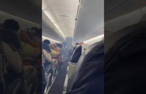 સ્પાઇસ જેટના પ્લેનનું તાત્કાલિક લેન્ડિંગ : દિલ્હી-જબલપુર ફ્લાઇટમાં ભરાયો ધુમાડો, 5,000 ફૂટની ઊંચાઈએ લોકોને થયેલી ગભરામણનો જુઓ Viedo