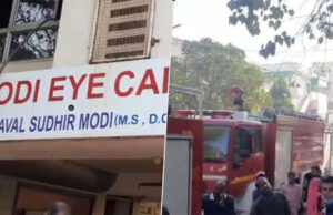 નારણપુરામાં જયમંગલ બીઆરટીએસ સ્ટેન્ડ પાસે આવેલા મોદી આઈકેરની હોસ્પિટલમાં મોડી રાત્રે લાગી આગ, દુર્ઘટનામાં પતિ-પત્નીનાં મોત!