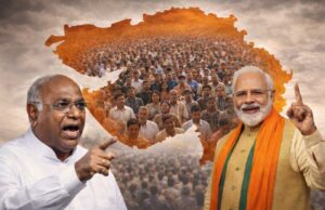 ખડગેએ કહ્યું, “ગુજરાતમાં જેઓ અભણ છે તેમને મૂર્ખ બનાવી શકો” અને ભાજપે આખું ગુજરાત “અભણ” ગણાવ્યું !