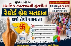 ગુજરાતની આ સ્થાનિક સ્વરાજ્યની ચૂંટણીમાં રેકોર્ડ બ્રેક મતદાન થશે તેવી શક્યતા