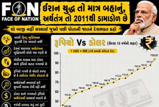 ઈરાન યુદ્ધ તો માત્ર બહાનું, ભારતનું અર્થતંત્ર 2011થી ડામાડોળ, શો-બાજી નહીં સચ્ચાઈ જુઓ